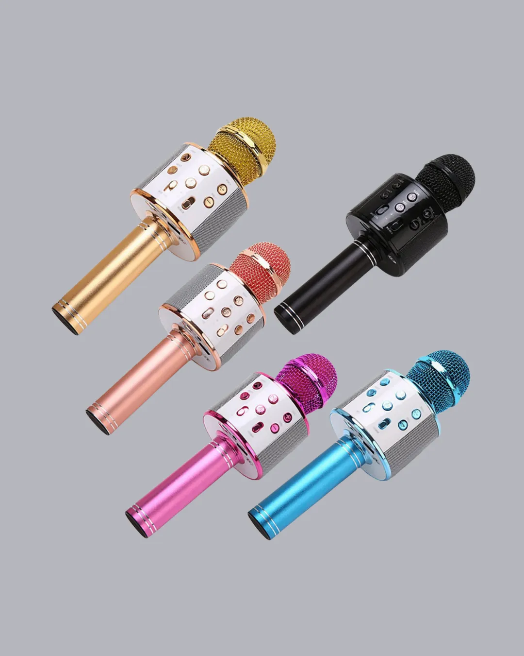 Kablosuz Bluetooth Karaoke Mikrofon  Yankı Efektli