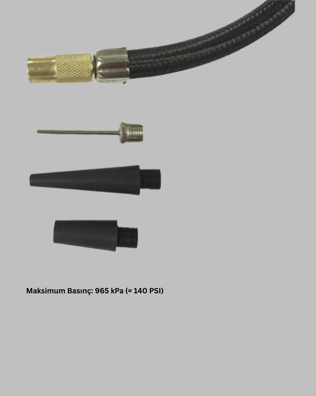 Ağır Hizmet Tipi Oto Kompresör 140 PSI Manometreli