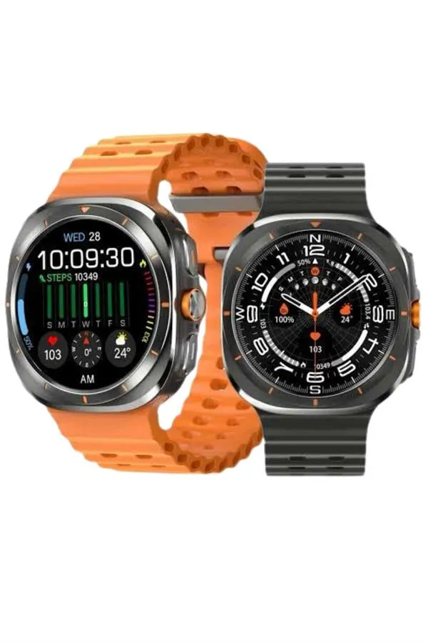 Akıllı Saat Unısex Zarif Görünümlü Titanyum Kasa Amoled Ekran Müzik Dinleme