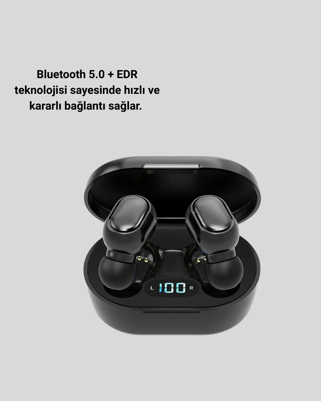 Titanyum Hoparlörlü Kablosuz Bluetooth Kulaklık