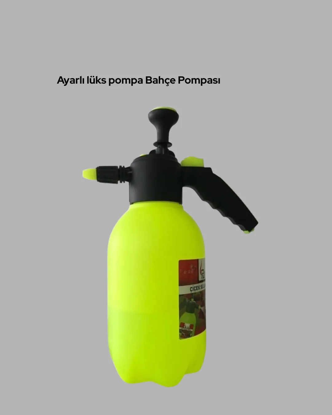 2 Litre Pompalı Püskürtücü Bakır Nozullu Ayarlı Sprey Temizlik ve Bahçe