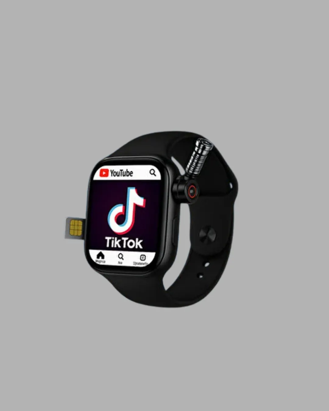 Adımsayar ve Nabız Ölçerli SIM Kartlı Akıllı Saat