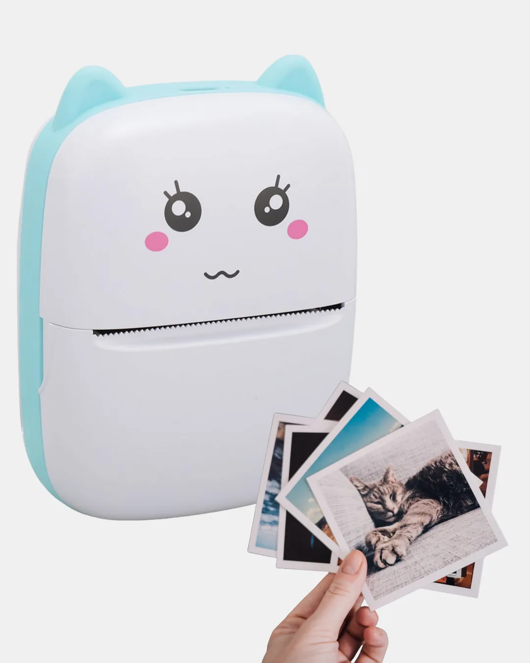 Kablosuz Mini Cep Yazıcısı Bluetooth Destekli 1200mAh Bataryalı