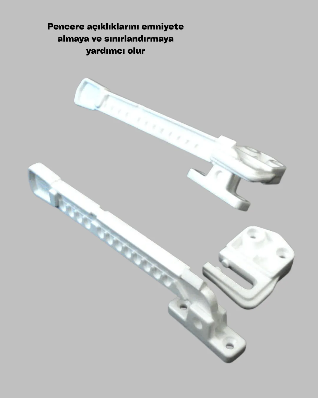 Çocuk ve Evcil Hayvanlar İçin Pencere Emniyet Kilidi 2 Adet