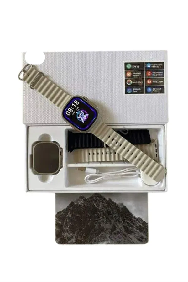 Akıllı Saat Çok Fonksiyonlu Unısex Sosyal Medya Girişli Bluetooth Bağlantılı