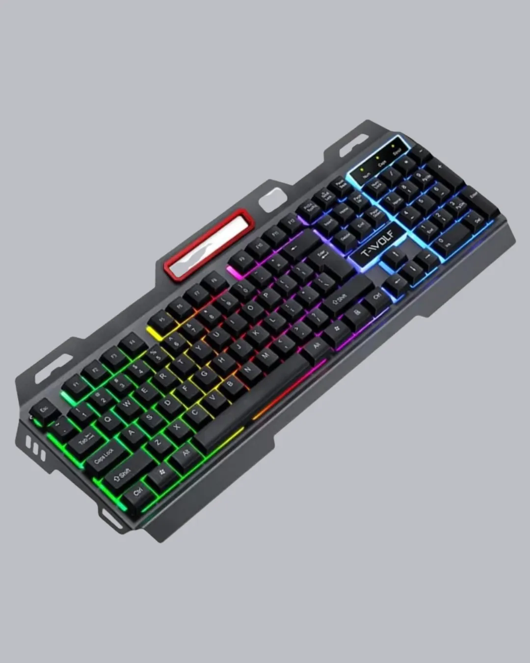 Profesyonel Oyuncu Klavye Mouse Seti – RGB Işıklı, Türkçe Q, DPI Ayarlı, Dayanıklı Gövde