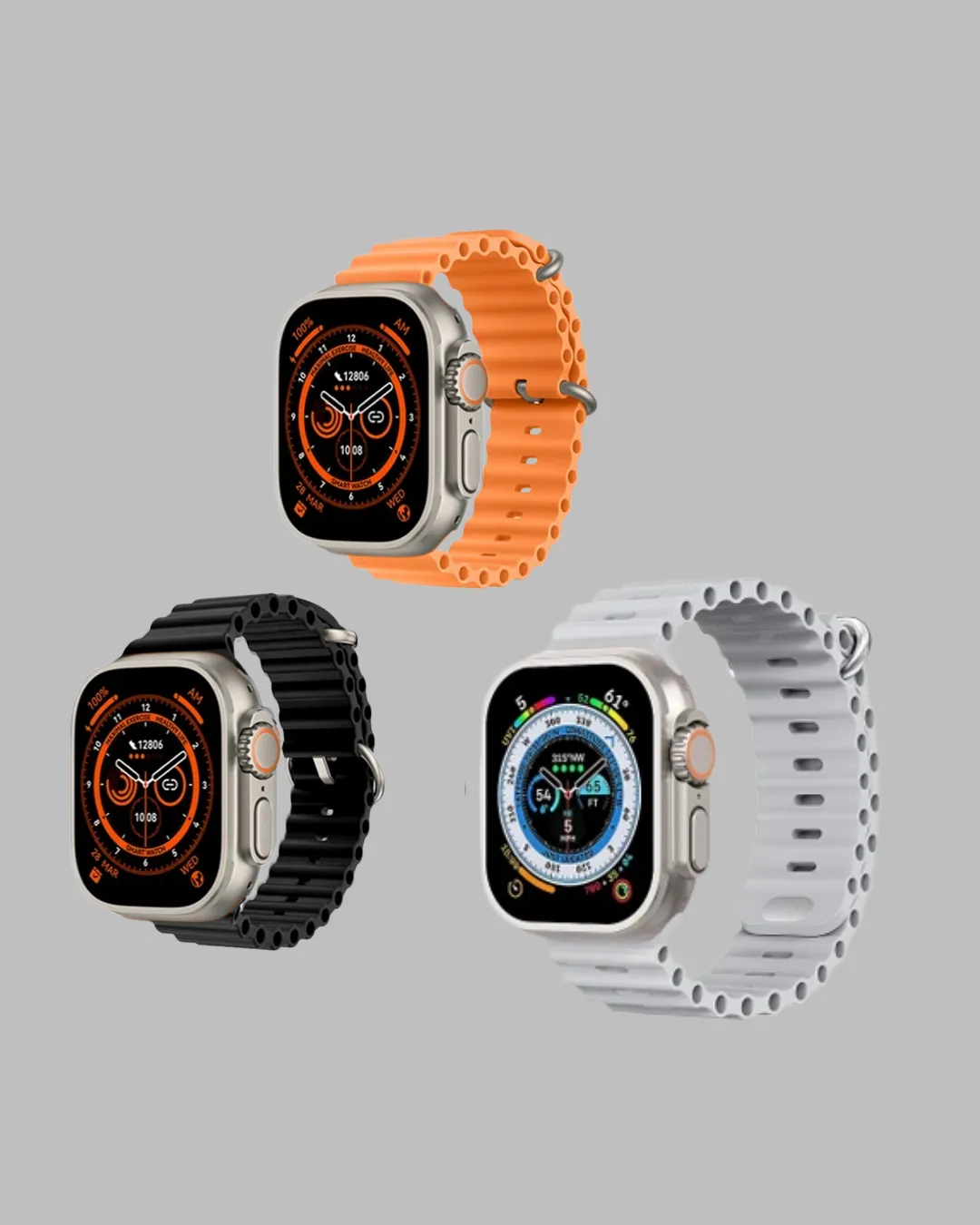 Watch 9 Max Akıllı Saat Kulaklık Seti Sağlık Takipli 45 mm Geniş Ekran