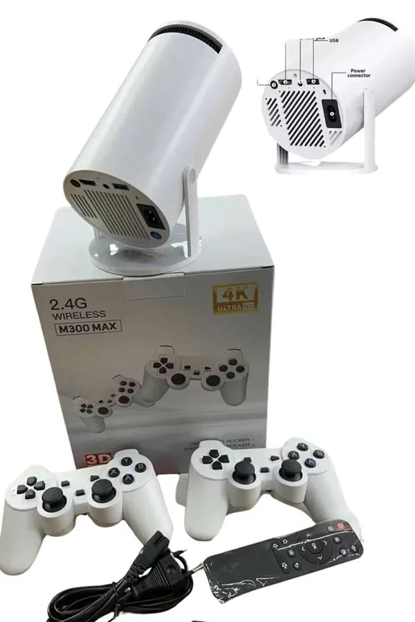 Full HD 8 GB Ayaklı Çift Kollu 4K Video Oyun Konsolu Taşınabilir