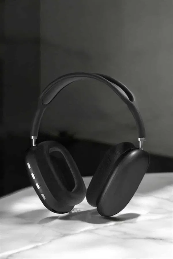 P9 Plus Kulaklık Siyah Bluetooth Bağlantılı Kulak Üstü Kablosuz