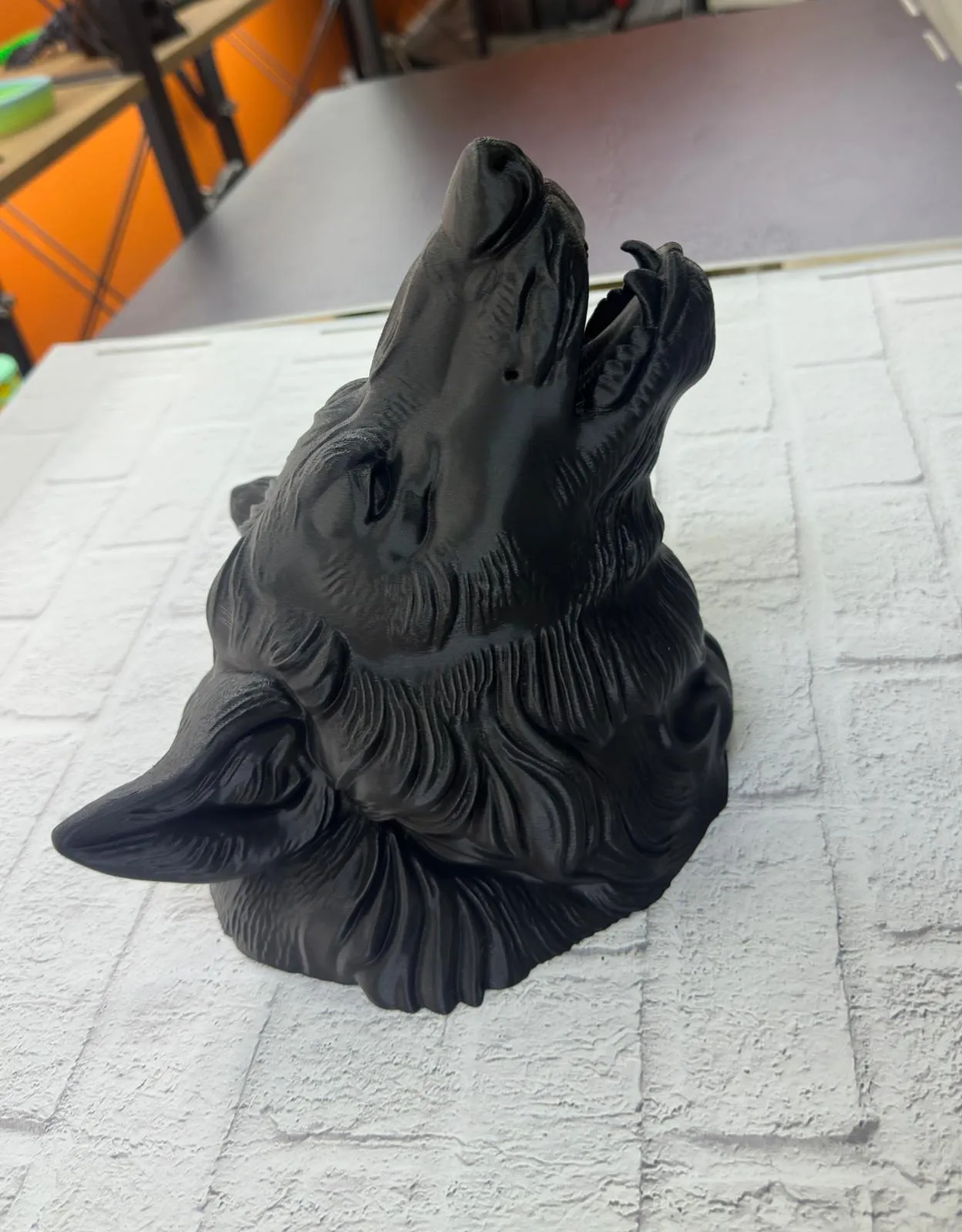 Siyah Ayı Figürü Duvar Dekoru Asılabilir Hediyelik Heykel 25x19 cm