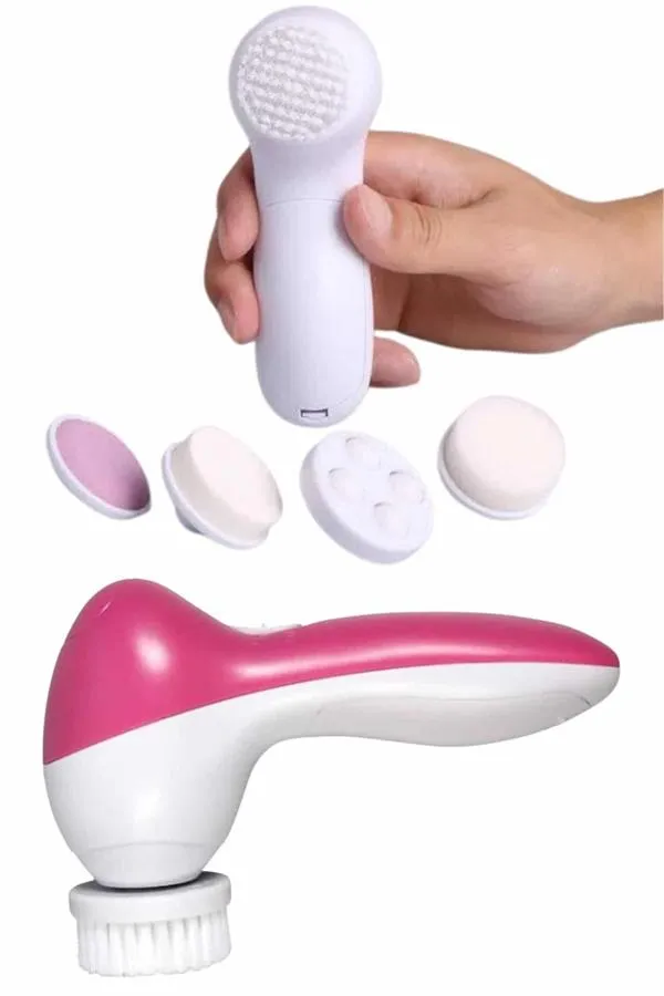 5 Başlıklı Titreşimli Cilt Temizleme Seti Canlandırıcı ve Onarıcı