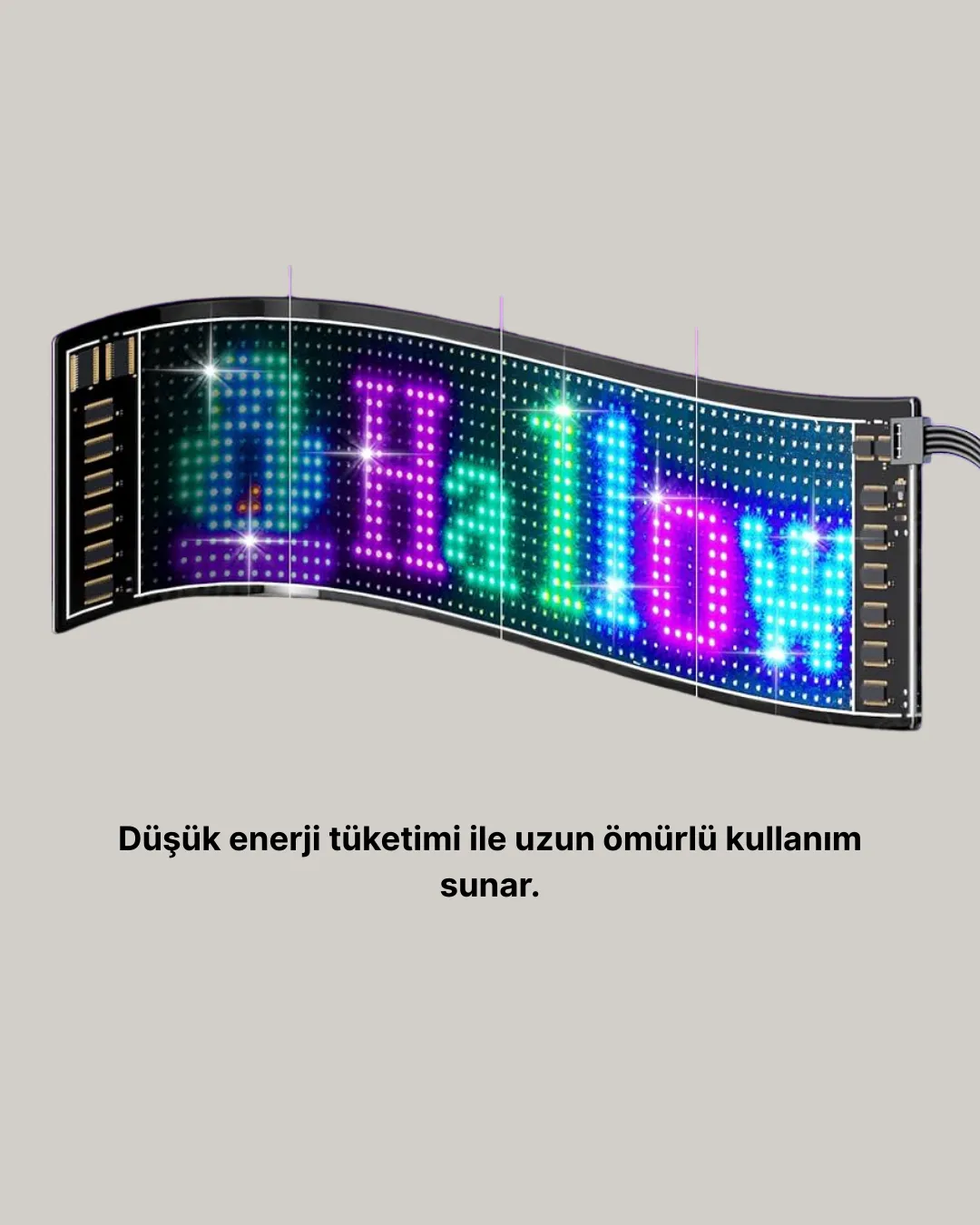 RGB LED Panel Renkli Işık Efektli Dekoratif Aydınlatma