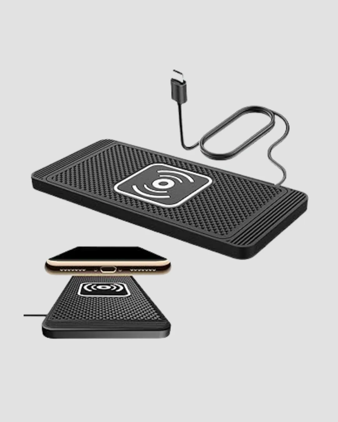 Manyetik Şarj Pedi 7.5W 10W 15W Hızlı Şarj Kaymaz Tabanlı