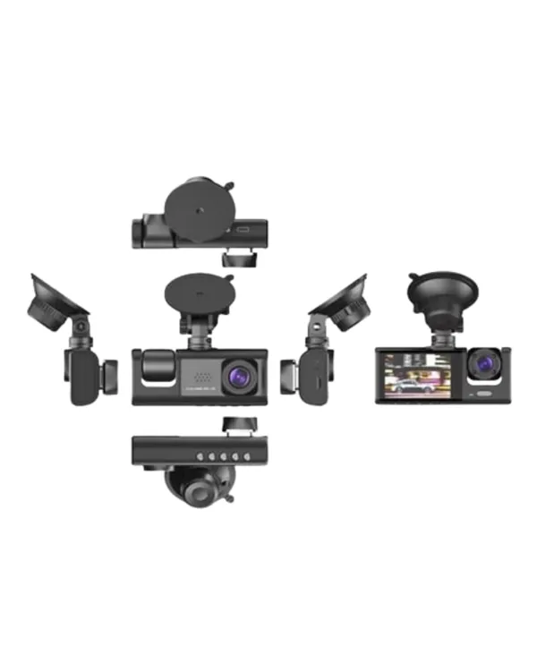 3 Kameralı Dashcam Sistem – Geri Görüş Yardımı, Park Koruması ve G-Sensör