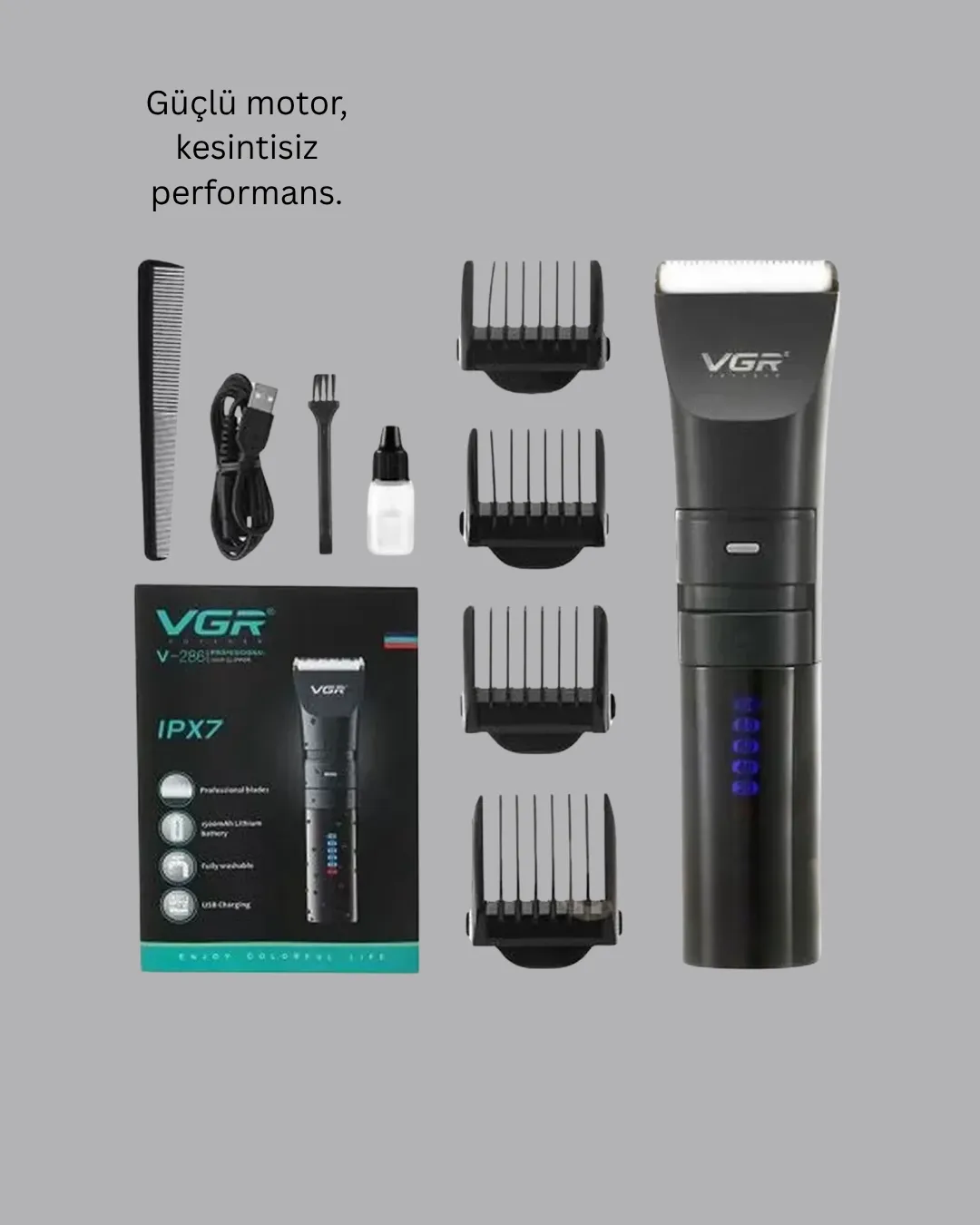 VGR V-286 Profesyonel Şarjlı Tıraş Makinesi