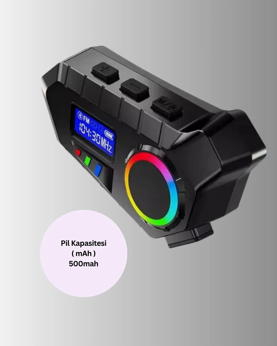 Kablosuz Bluetooth İnterkom IP65 Suya Dayanıklı 40mm HD Ses ve 40 Saat Pil