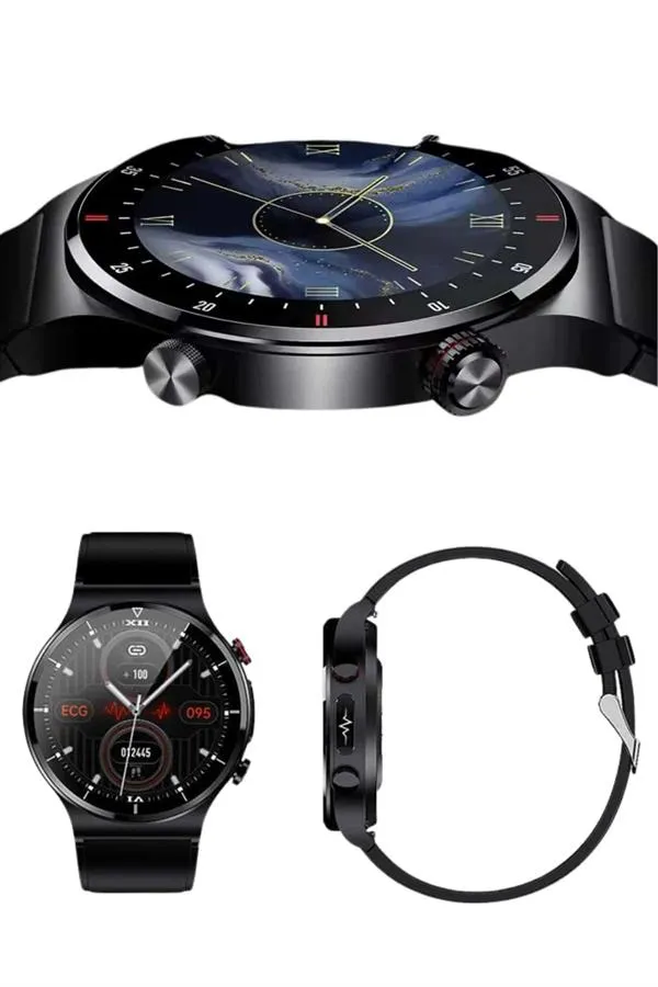 Akıllı Saat Adımsayar Nabız Ölçer Titreşim Özellikli Çağrı Cevaplama Sosyal Medya