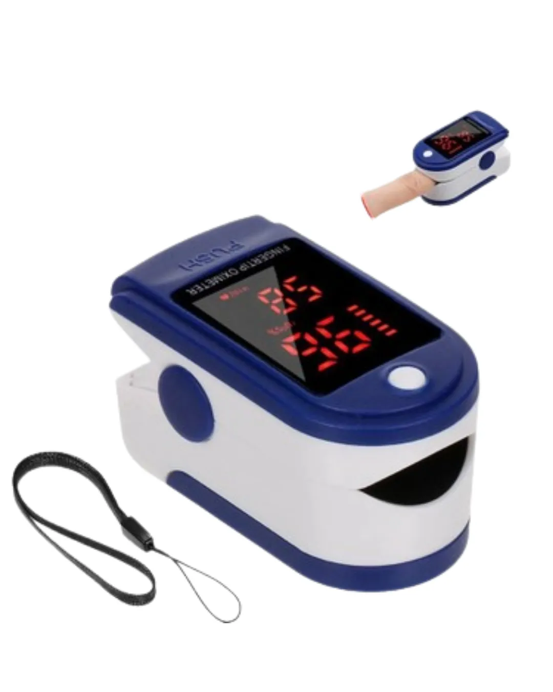 Parmak Tipi Pulse Oksimetre Hassas Ölçüm Taşınabilir Sağlık Cihazı