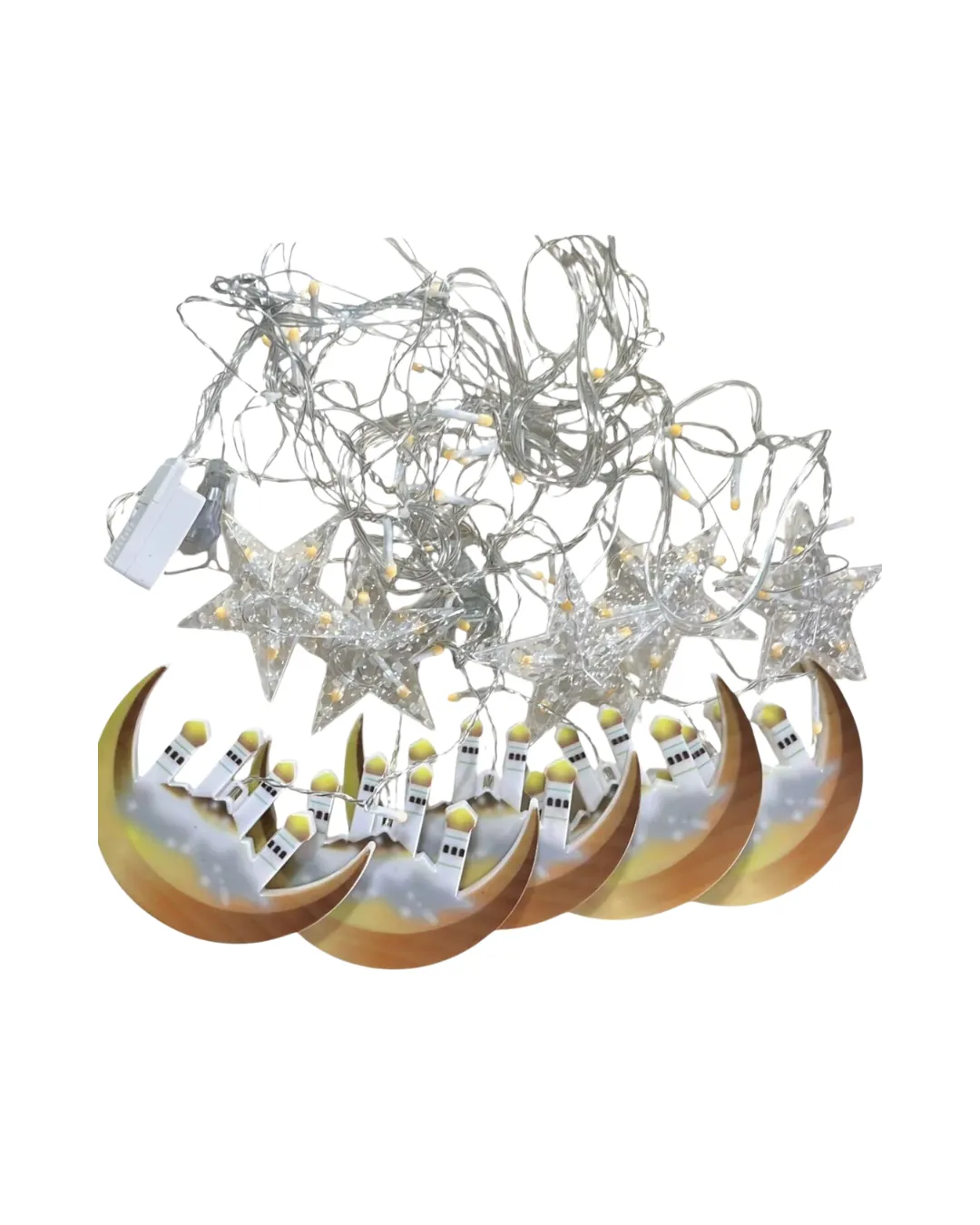 Ev İçi Ramazan LED Aydınlatma Saçağı 3 Metre Şık Tasarım