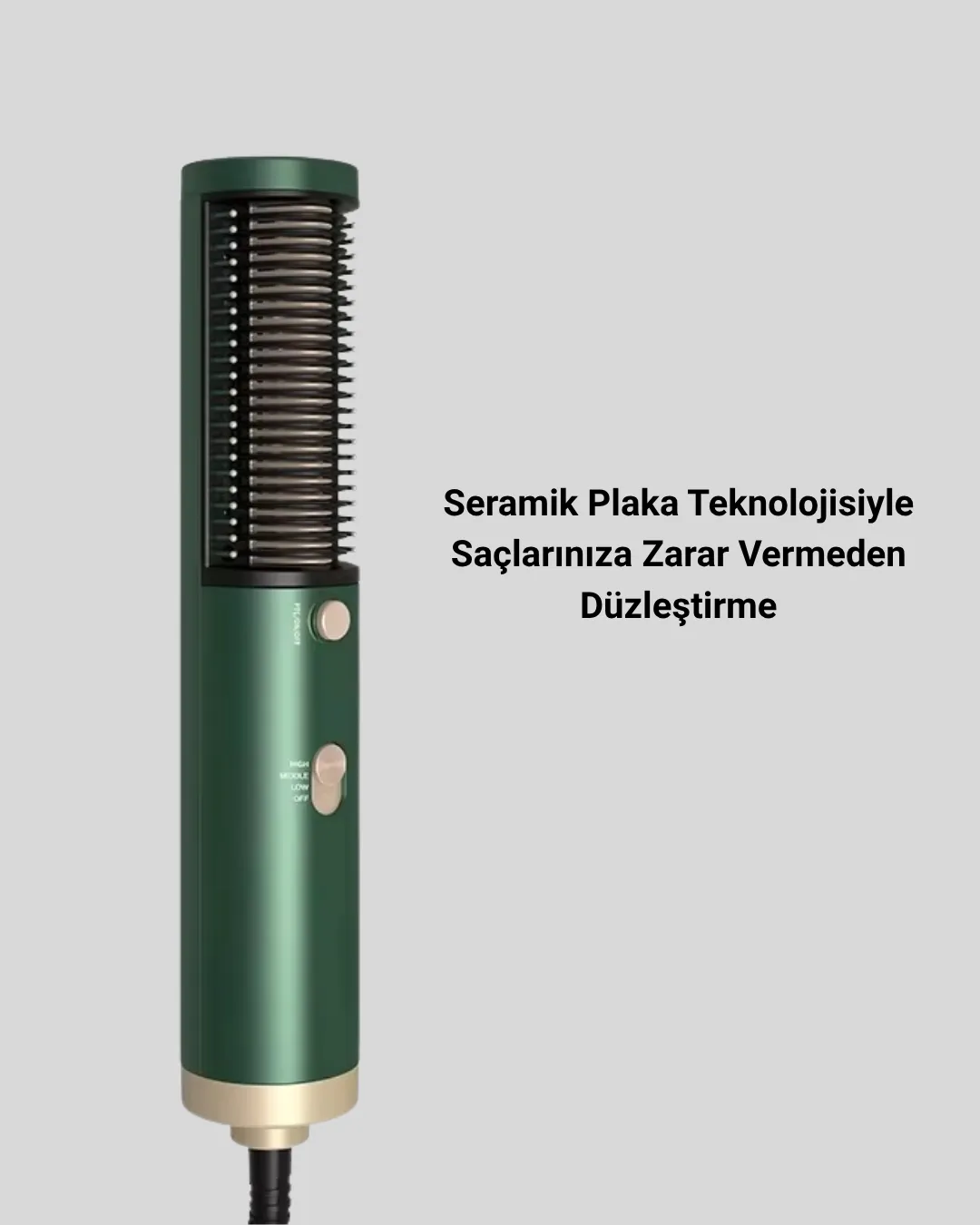 200°C Seramik Plakalı Saç Düzleştirici – Elektriklenme Önleyici İyon Teknolojisi