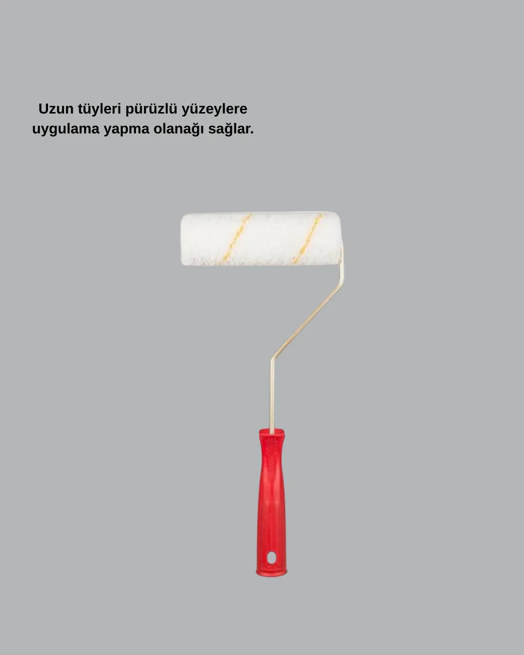 5’li Rulo Boya Seti Küçük Detay Çalışmaları İçin Uygun