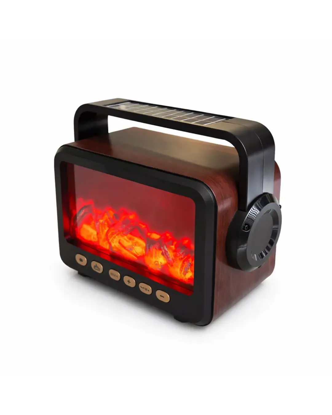 Dekoratif Şömine Görünümlü Bluetooth Hoparlör Radyo USB TF Destekli