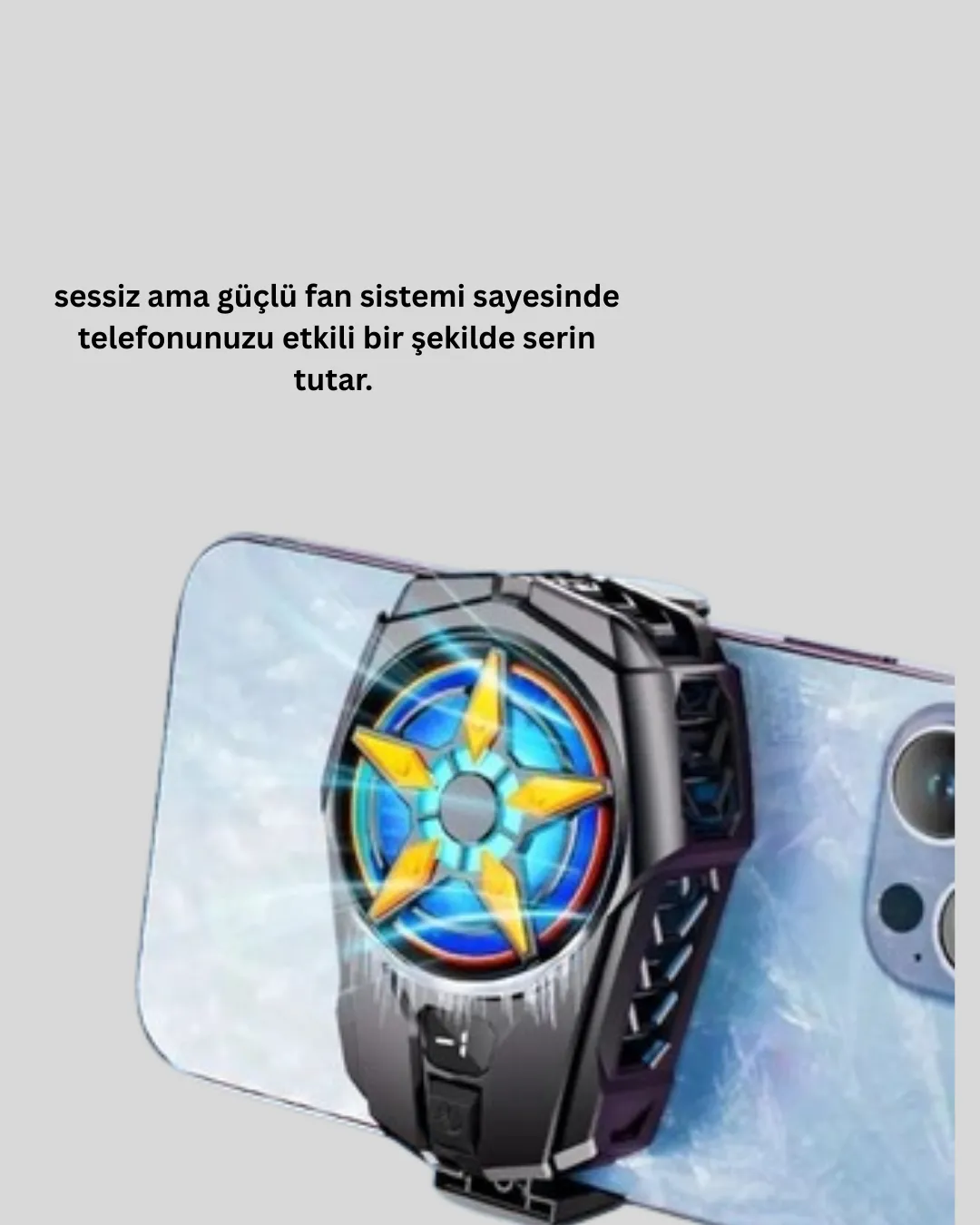 2 Kademeli Hız Ayarlı Taşınabilir Telefon Soğutucu