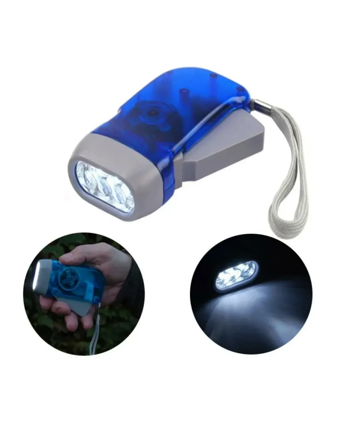 Kendiliğinden Şarjlı El Feneri Pilsiz Deprem ve Acil Durum Uyumlu