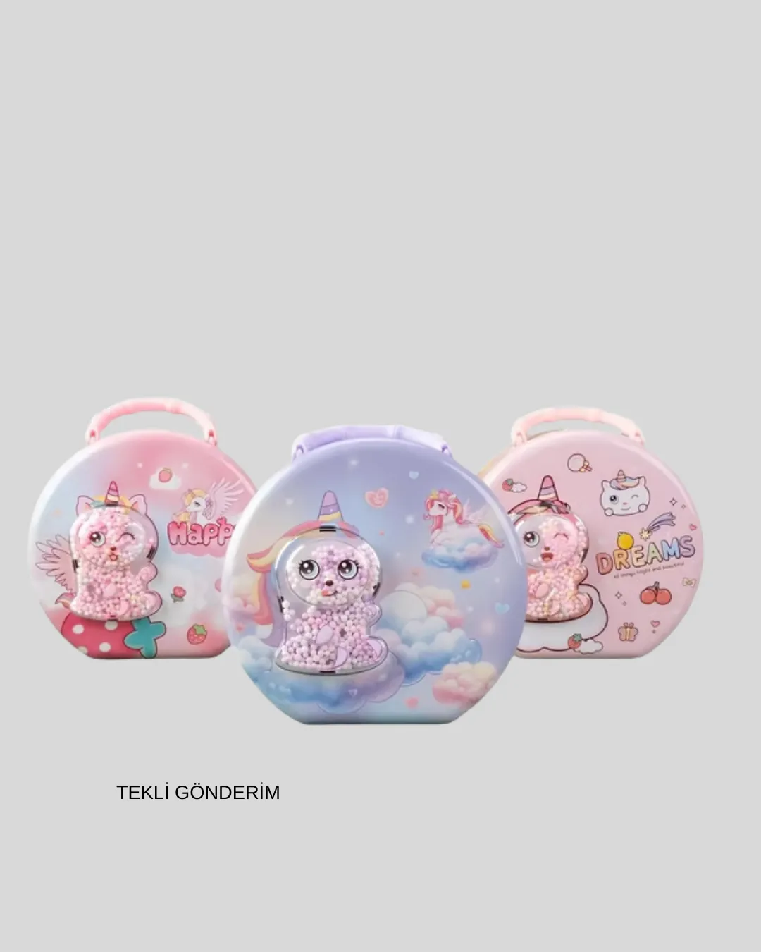 Metal Çocuk Para Kasası Ayarlanabilir Şifreli Kilitli