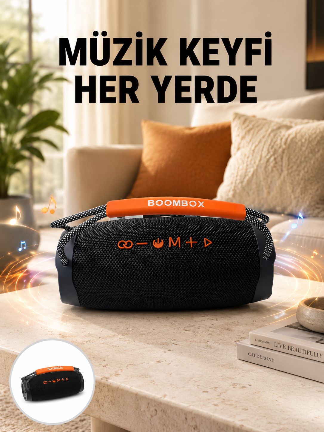 10W Çift Çıkış Güçlü Bluetooth Hoparlör Eller Serbest