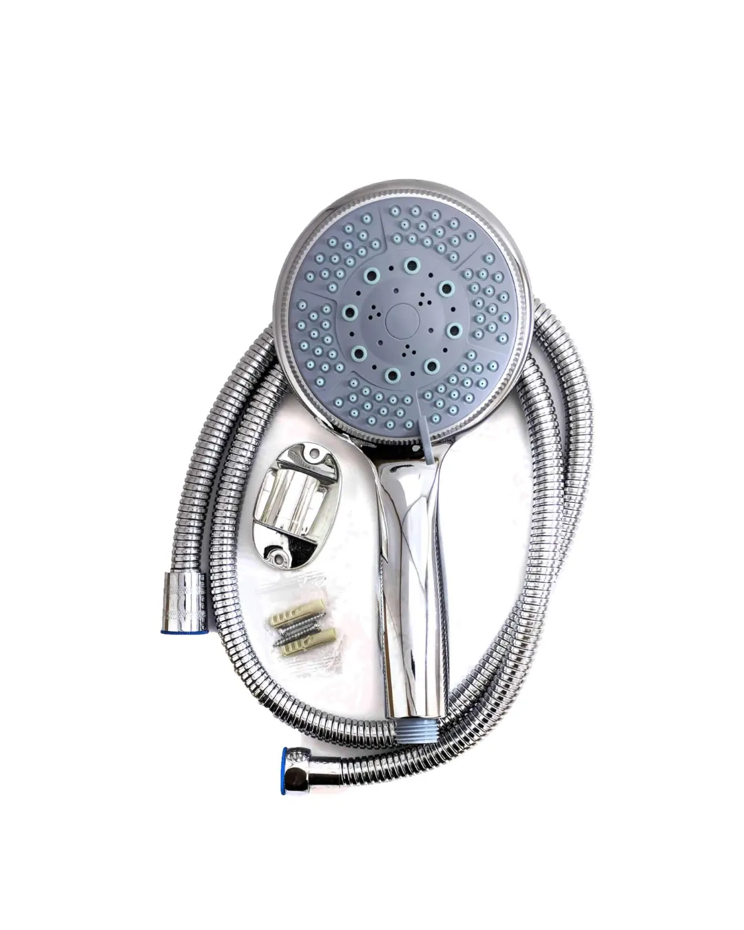 4 Modlu El Duşu Başlığı Spiral Hortumlu Duş Seti Banyo Aksesuarı