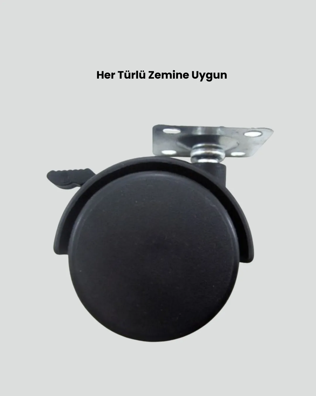 Kilitli Mobilya Ayağı 6 cm 4’lü Set Zemin Korumalı