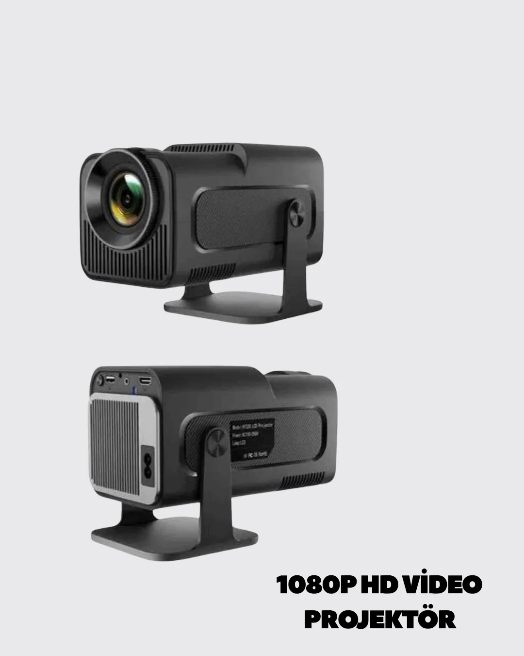 1080P Full HD Çözünürlük ve 4K Destekli Projektör