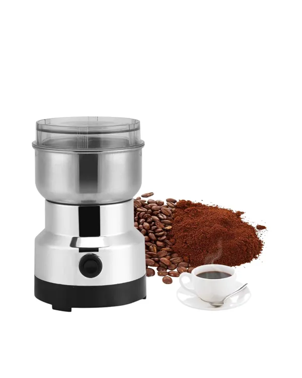 Paslanmaz Çelik Elektrikli Kahve Değirmeni | Sessiz, Hızlı, Çok Amaçlı Öğütücü (200W)