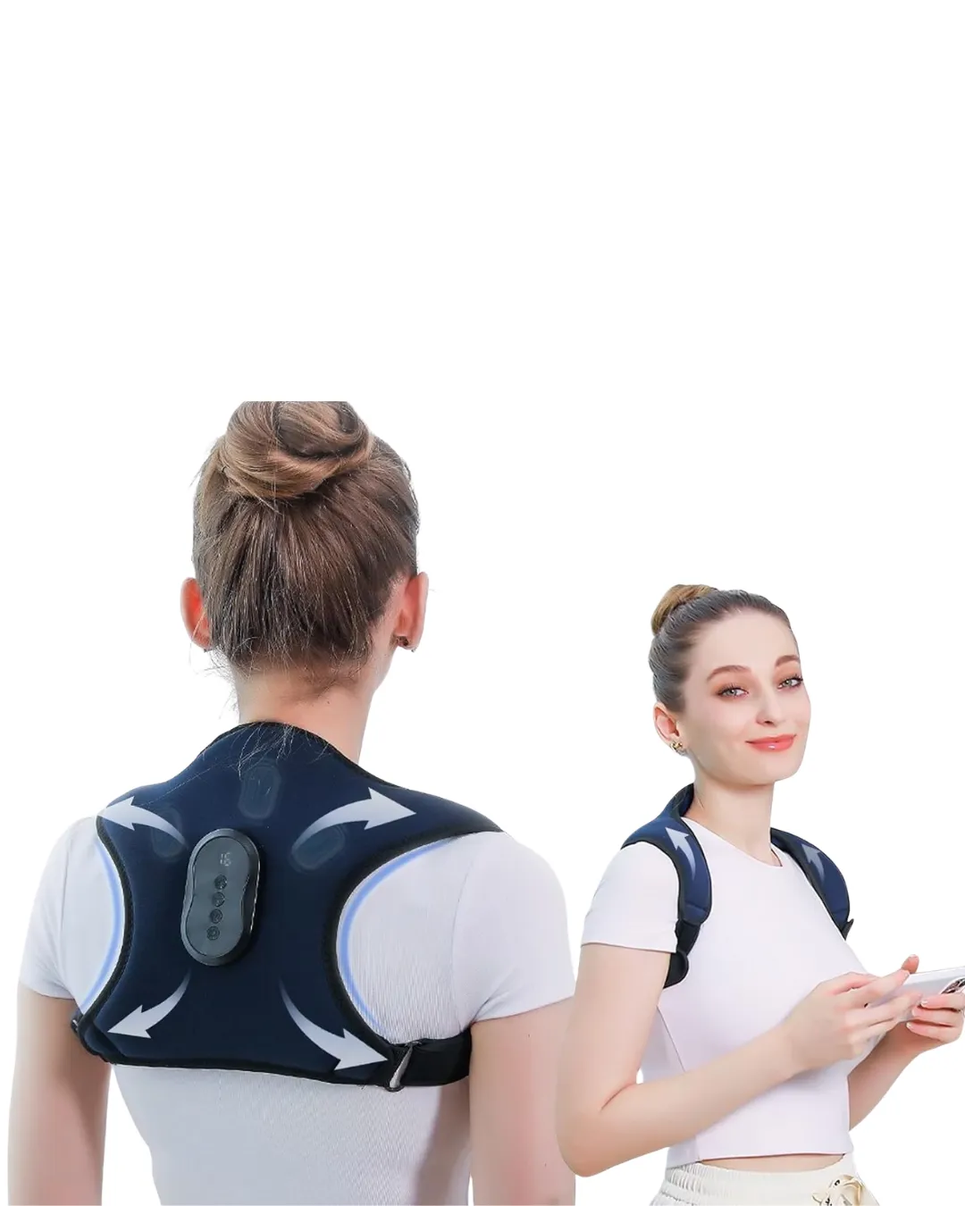 Medikal Destekli Akıllı Sırt Duruş Düzeltici Isıtmalı Masaj Kemeri