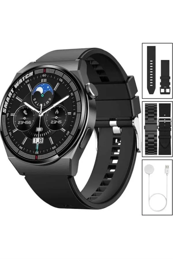 En Çok Tercih Edilen Akıllı Saat Amoled Ekran Nabız Sensörü GPS Uyumlu Adımsayar