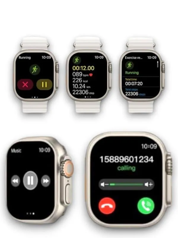 Tam Ekran Bt Çağrı Özellikli AKILLI SAAT