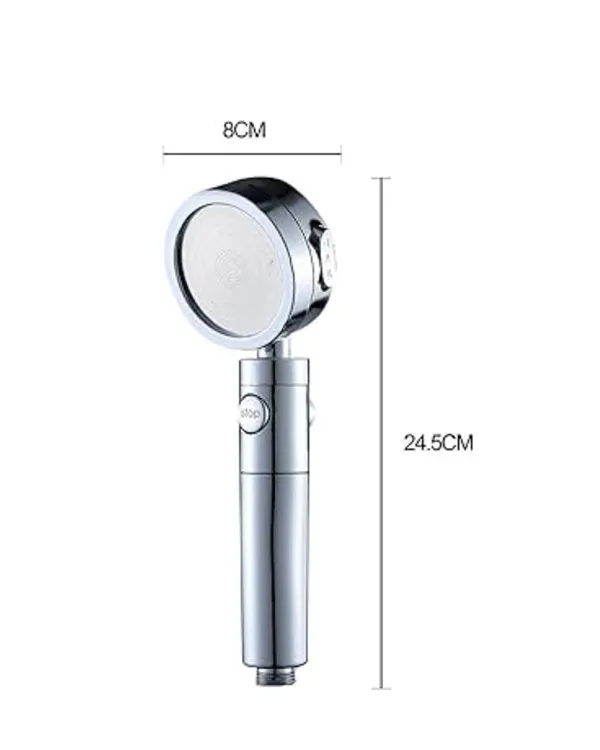 Sağlam Metal Hortum Bağlantılı, 360° Hareketli Duş Başlığı