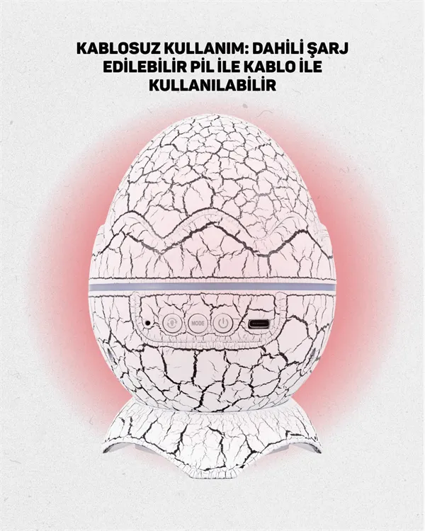 Dinazor Yumurta Gece Lambası