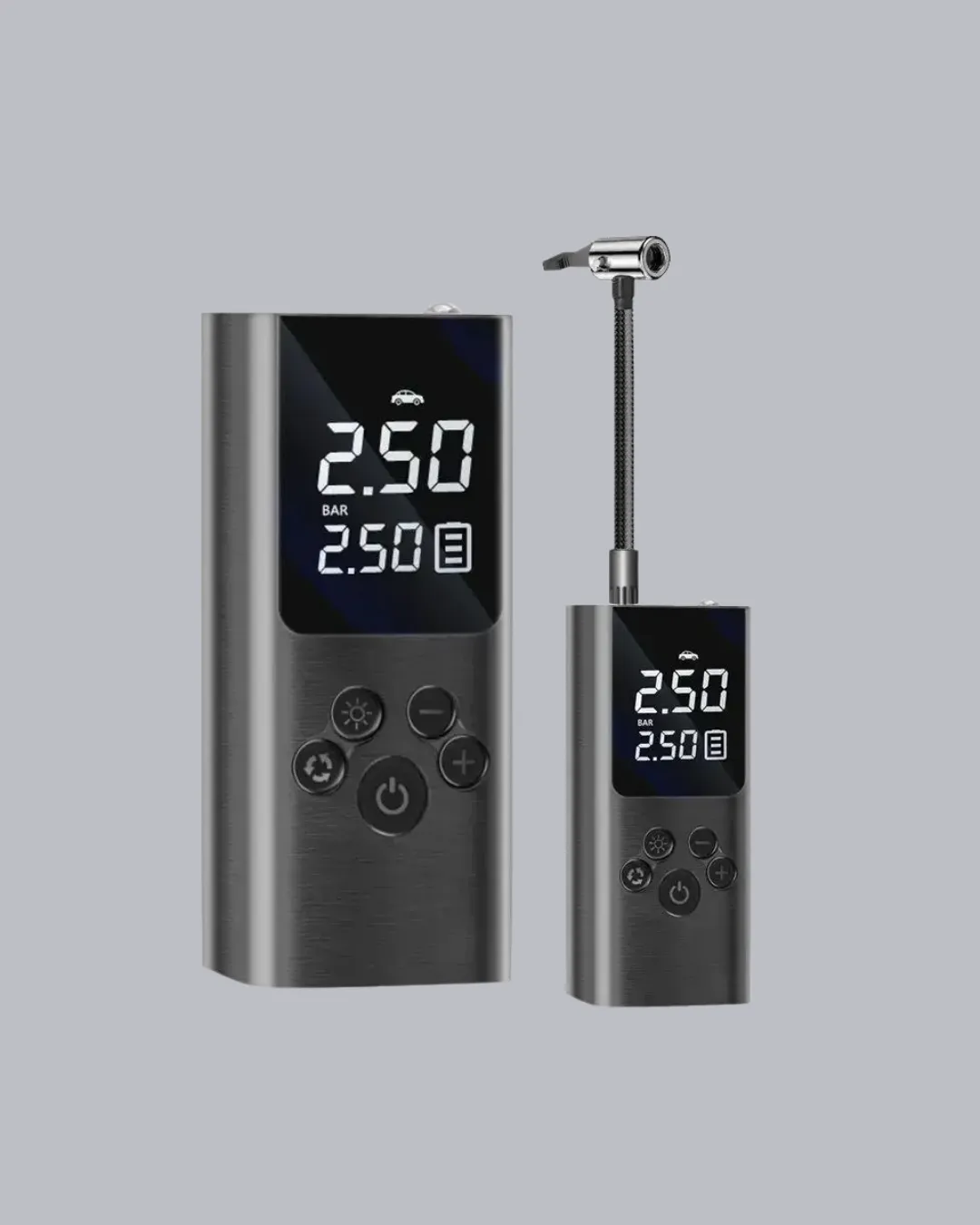 USB Şarjlı Taşınabilir Hava Kompresörü Dijital Ekranlı