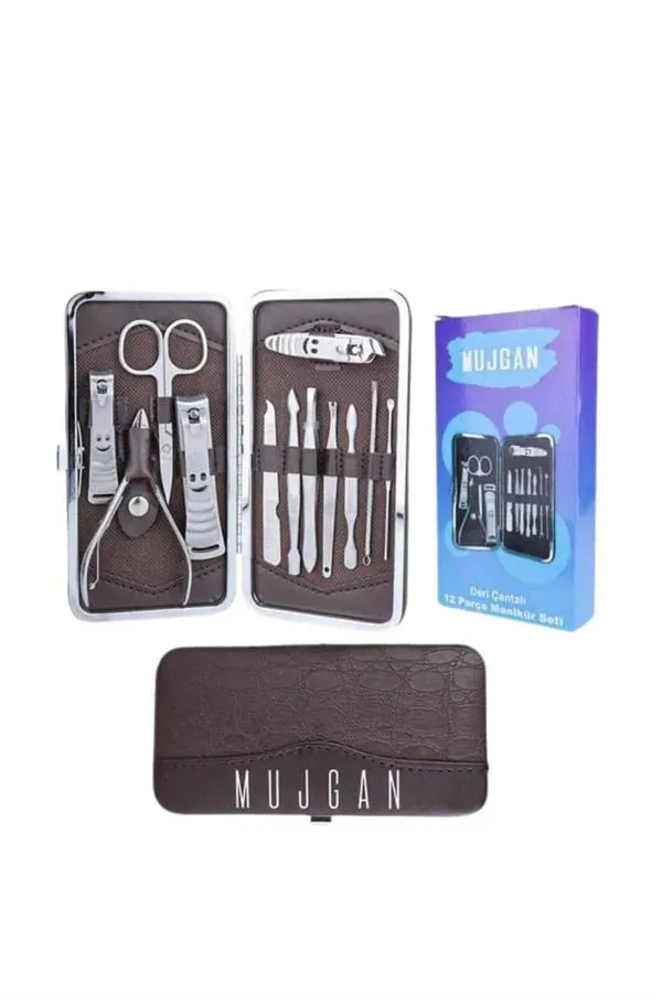 12 Parça El Ayak Temizleme Pense Kir Temizleme Aparatı Kaş Cımbızı