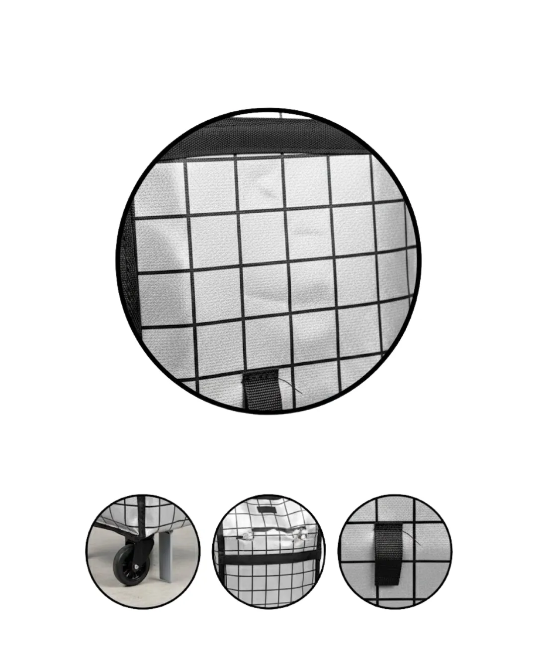 Ağır Yük Taşımaya Uygun Tekerlekli Market ve Pazar Çantası