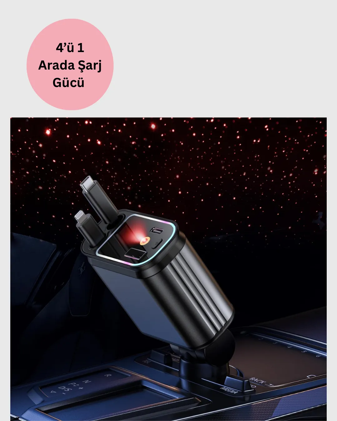 Toyota, Honda, Nissan, Hyundai Araçlar için Çoklu Port Araç Şarj Cihazı