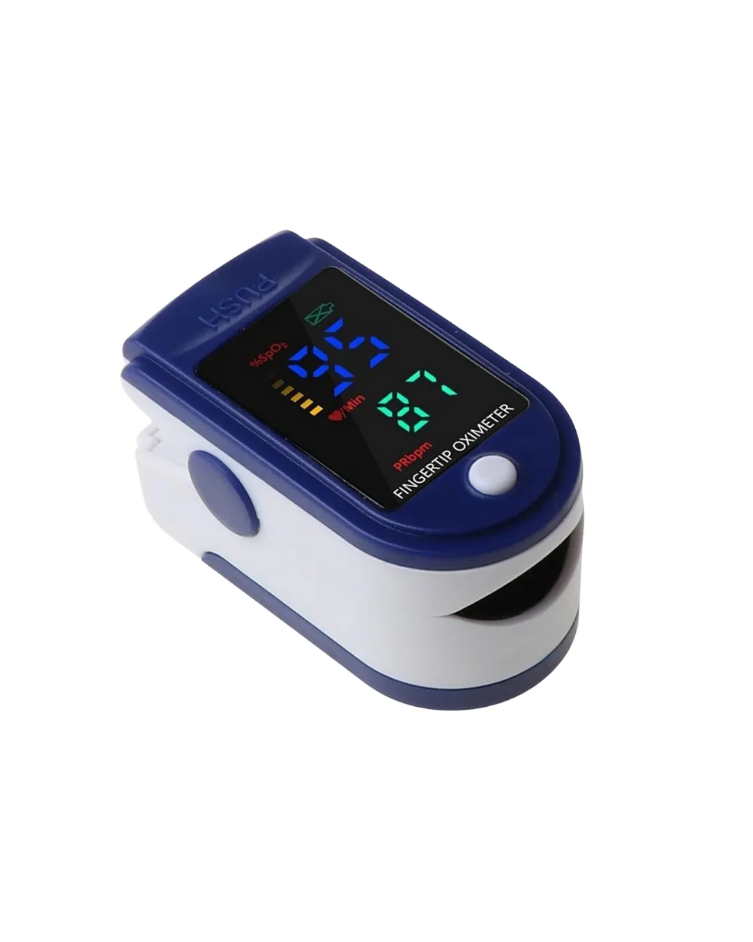 Kolay Kullanımlı Parmak Tipi Pulse Oksimetre Ev Tipi Kullanım