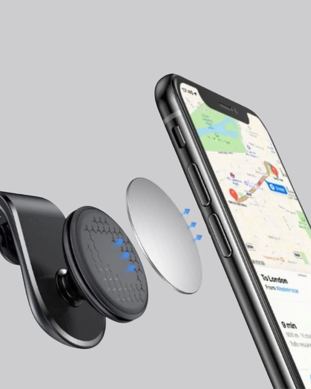 Güçlü Manyetik Araç Telefon Tutucu – GPS Navigasyon İçin İdeal