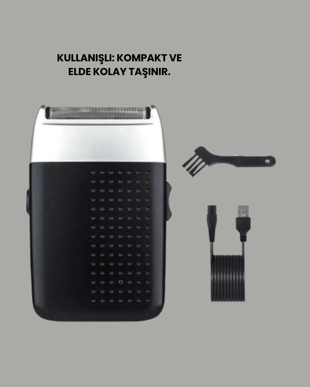 Evde Kişisel Bakımın Yeni Yolu – Kompakt ve Ergonomik Tıraş Makinesi