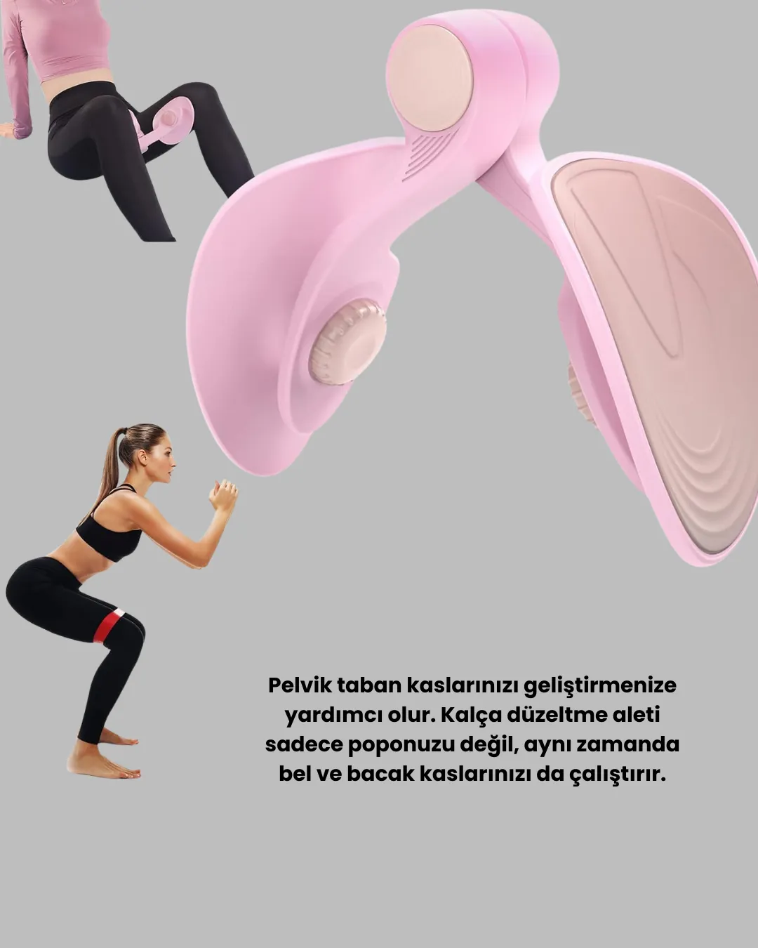 Uyluk Sıkılaştırıcı ve Kalça Çalıştırıcı Egzersiz Aparatı