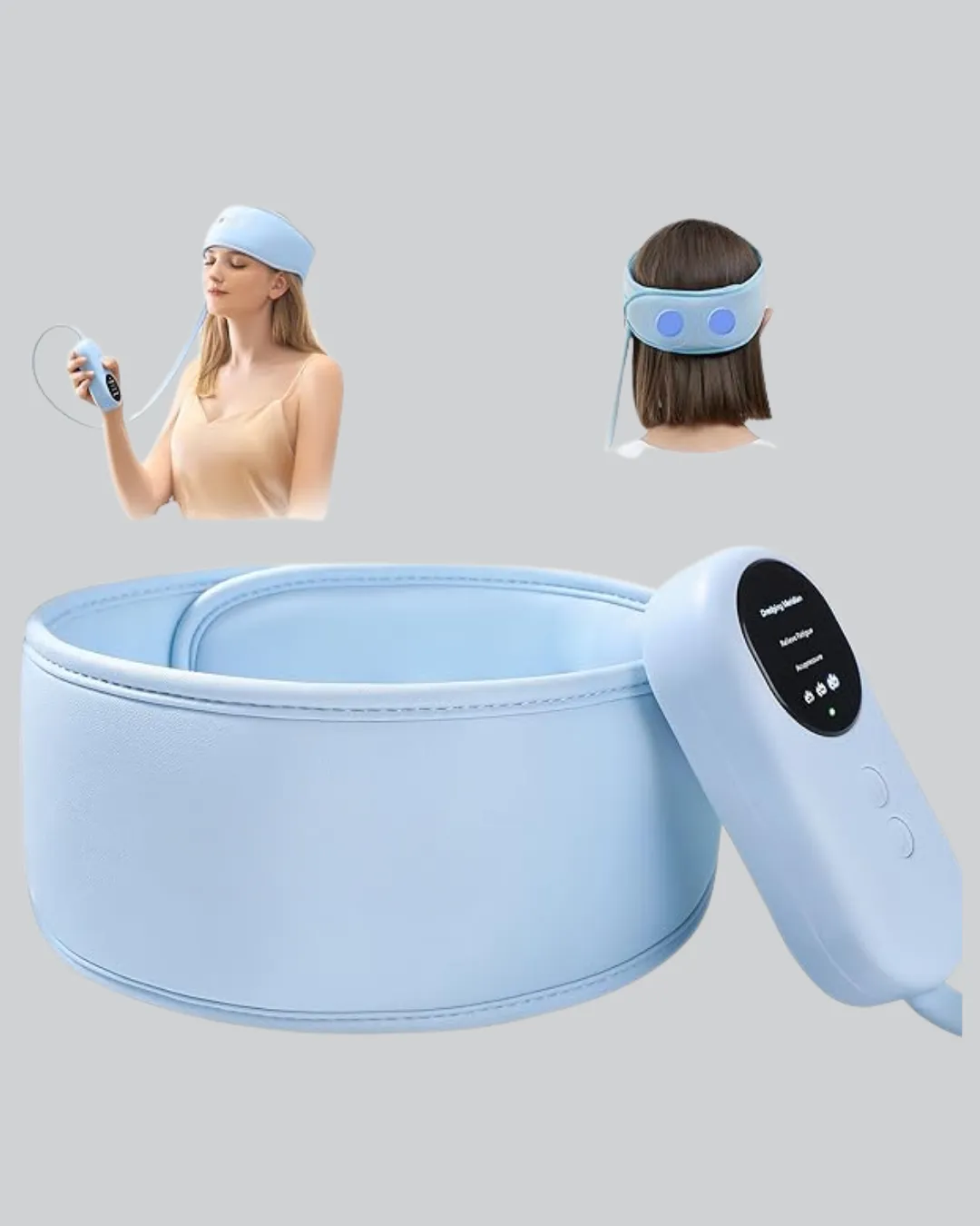 Evde Spa Etkisi Sunan Isıtmalı Baş Masaj Cihazı