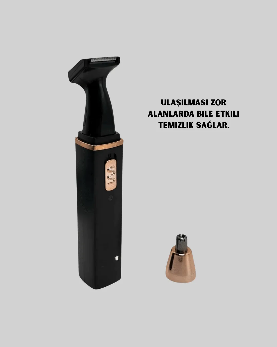 USB Şarjlı Sessiz Burun ve Kulak Kılı Temizleme Cihazı
