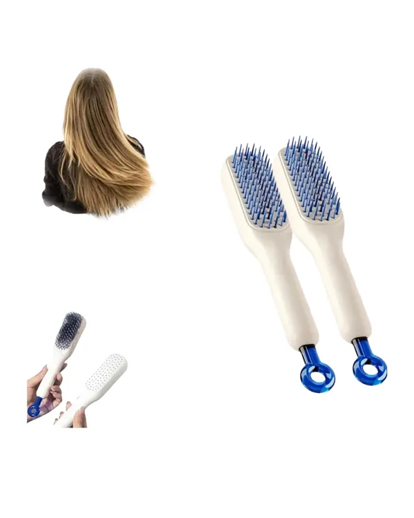 Kendini Temizleyen Masajlı Saç Tarağı – Anti-statik, Ergonomik Tasarım